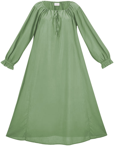 Renée Maxi Chemise Limited Edition Spring Basil